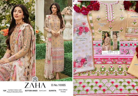 10065 Zaha Pakistani Salwar Suits