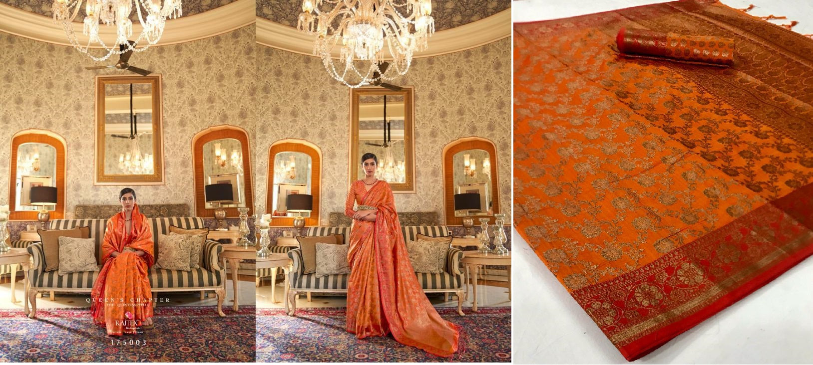 175003 Karivaa Rajtex Sarees