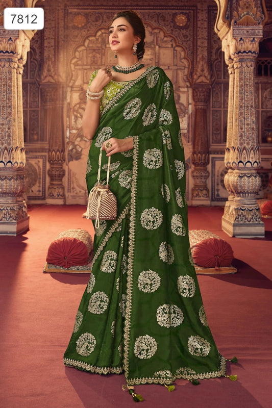 7812 Olivia Sulakshmi Prints Sarees