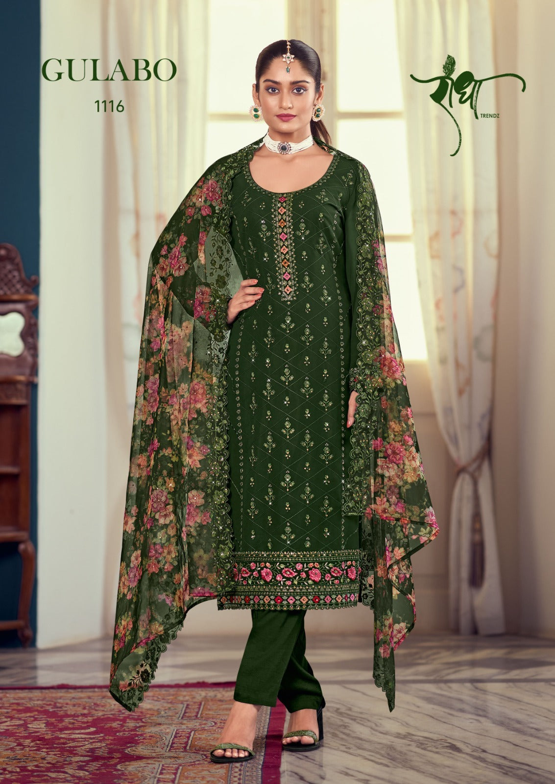 1116 Gulabo Radha Unstitched Suits