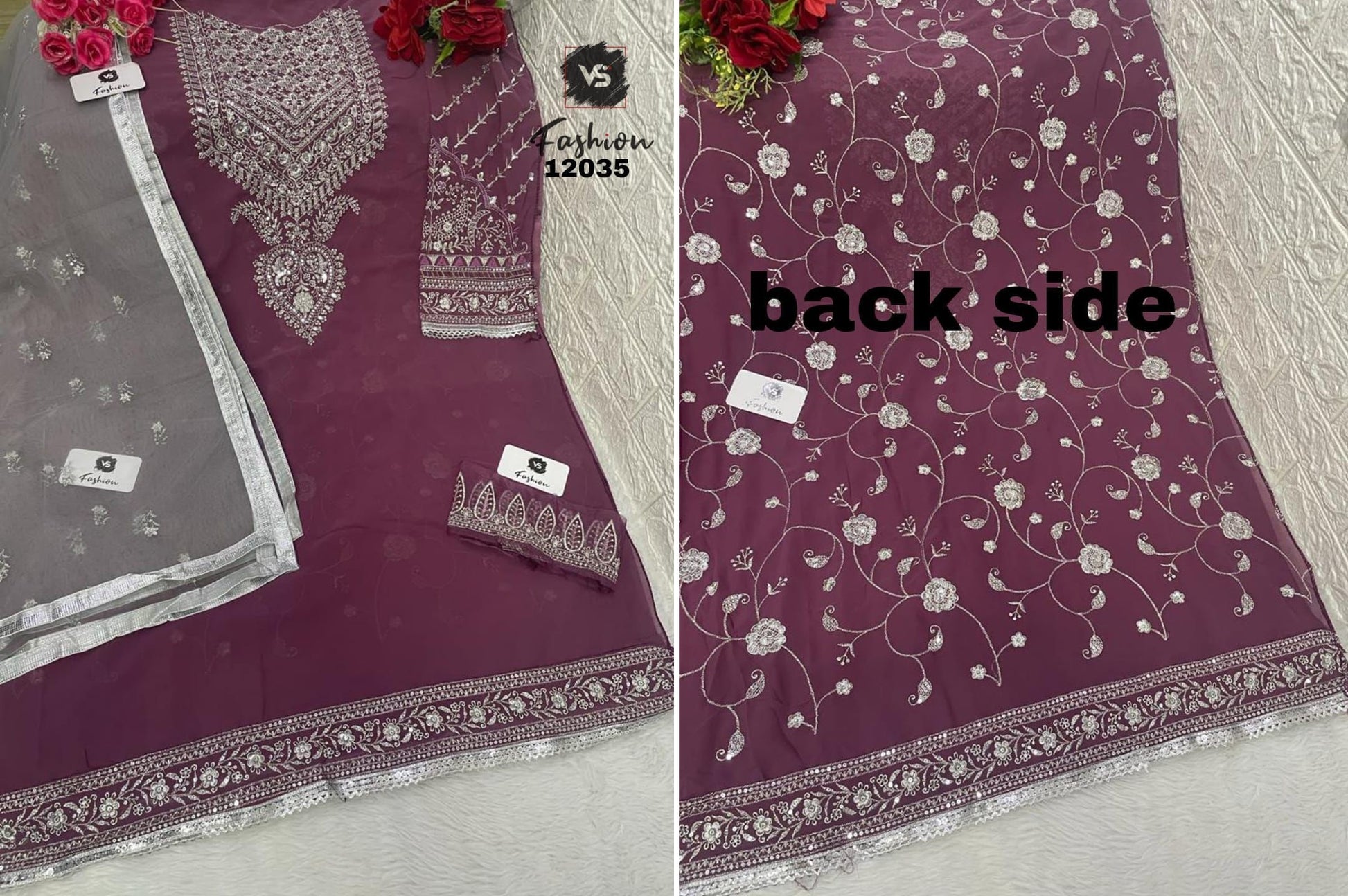 12035Wine Vs Fashion Pakistani Salwar Suits