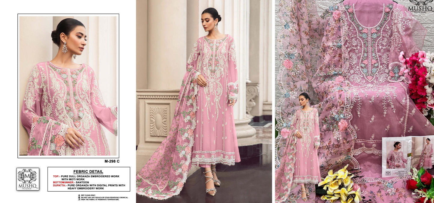 298C Mushq Pakistani Salwar Suits