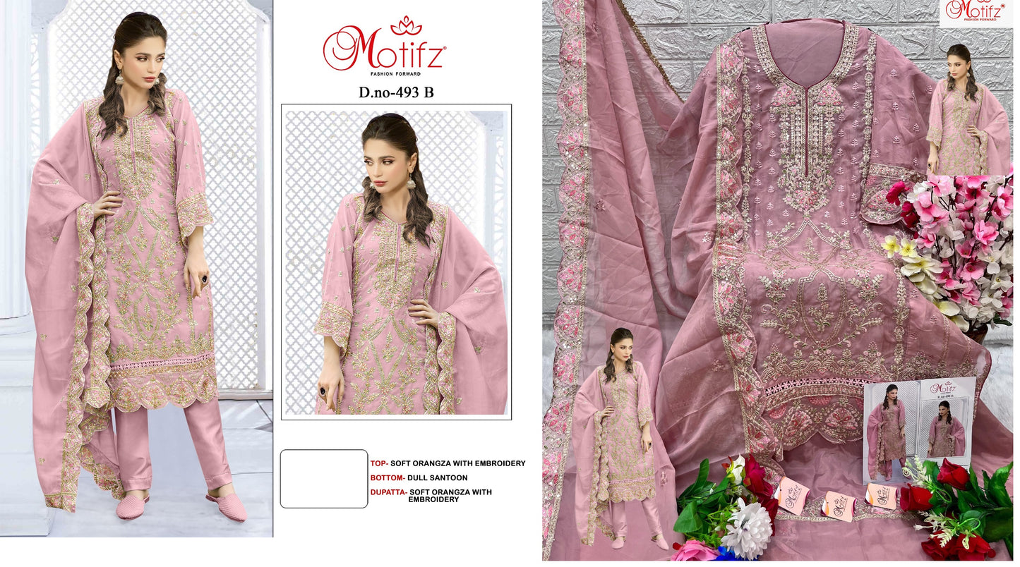 493B Motifz Pakistani Salwar Suits