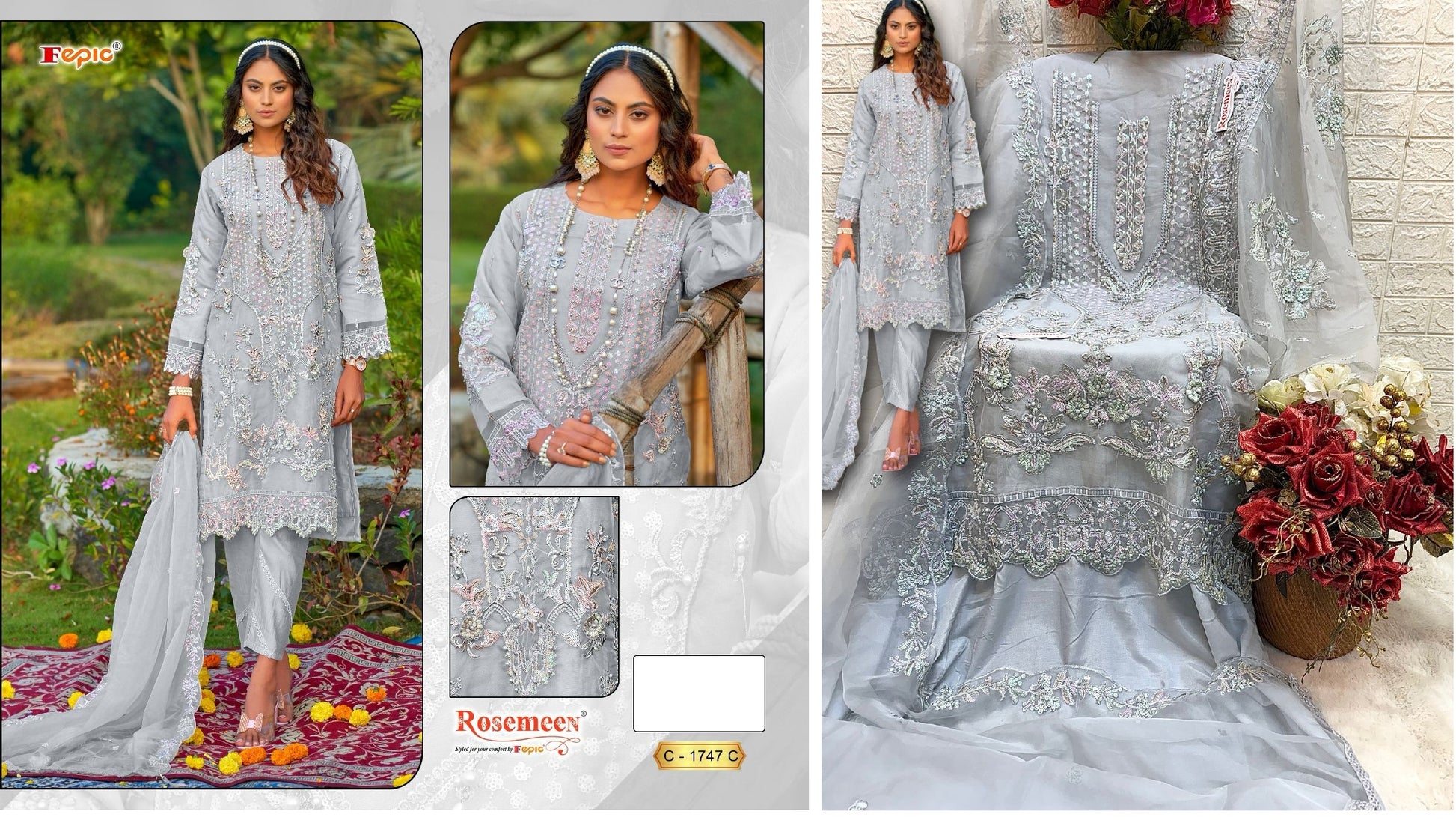1747C Fepic Pakistani Salwar Suits