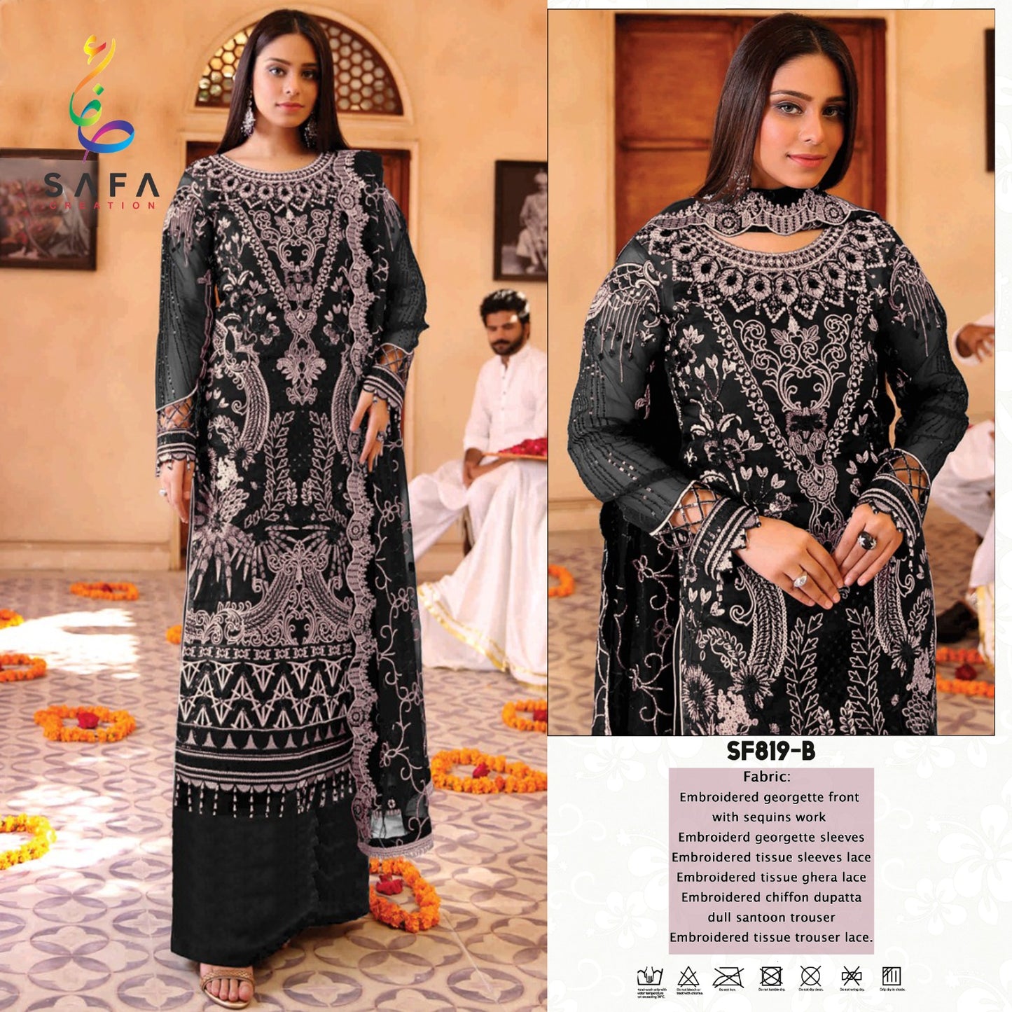 819B Safa Creation Pakistani Salwar Suits