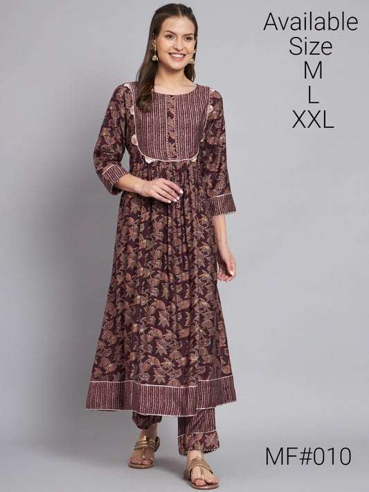 Mf10 Msm Kurti Pant Set
