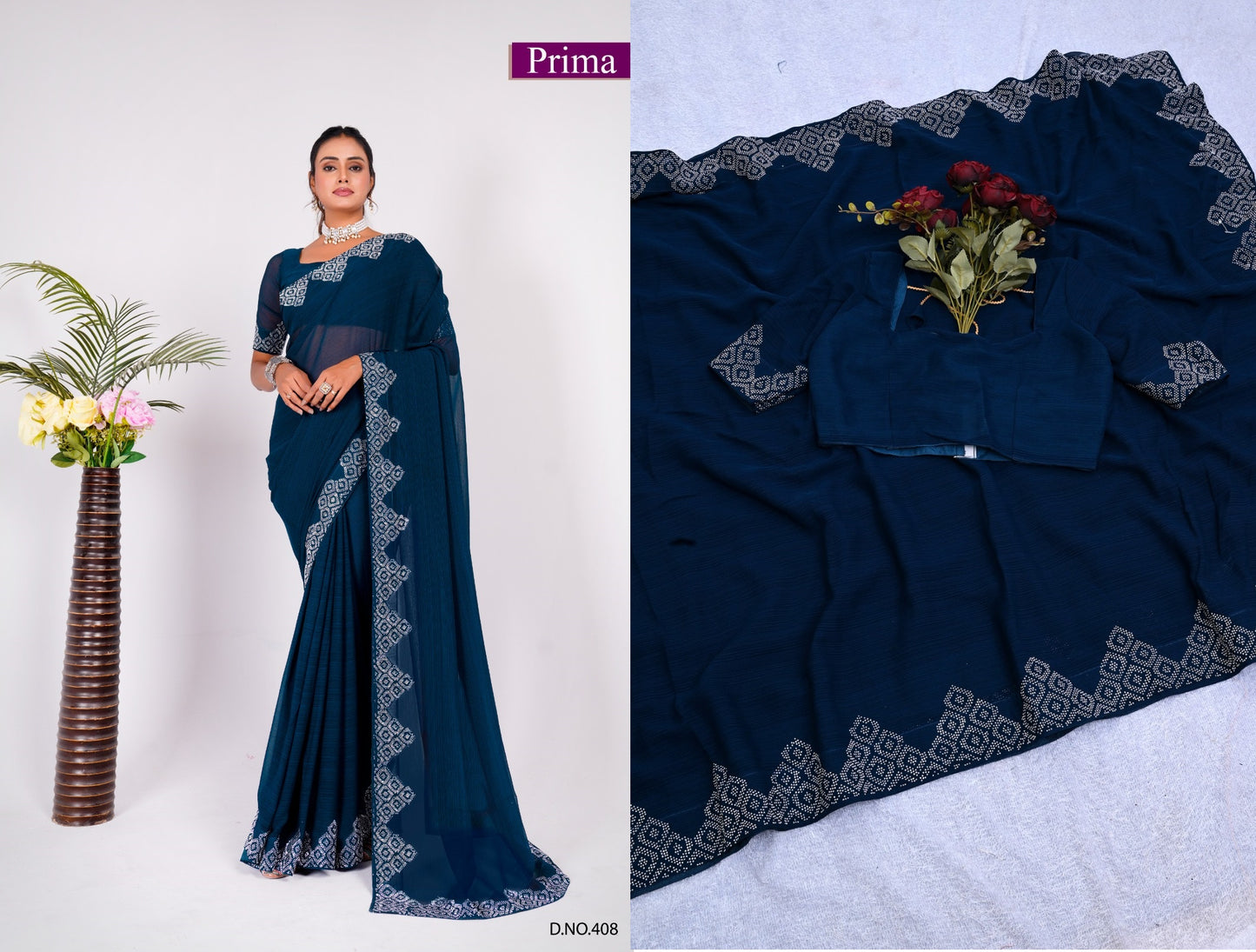 408 Prima Sarees