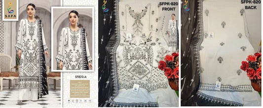 820A Safa Creation Pakistani Salwar Suits