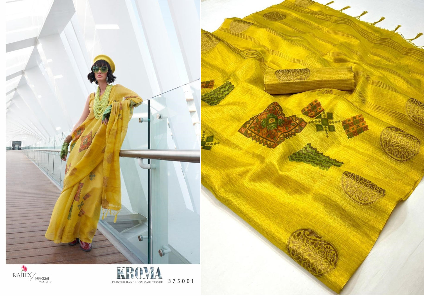375001 Kroma Rajtex Sarees