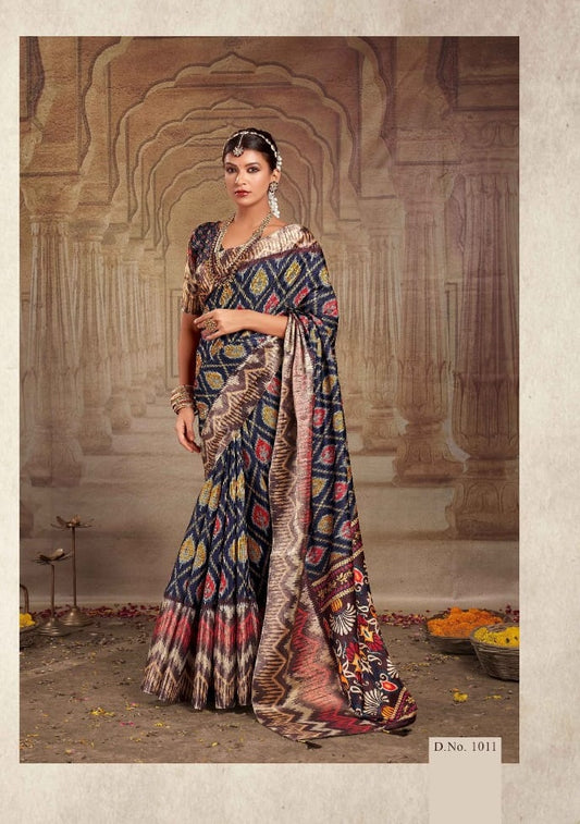 1011 Rashmika Mahamani Creation Sarees