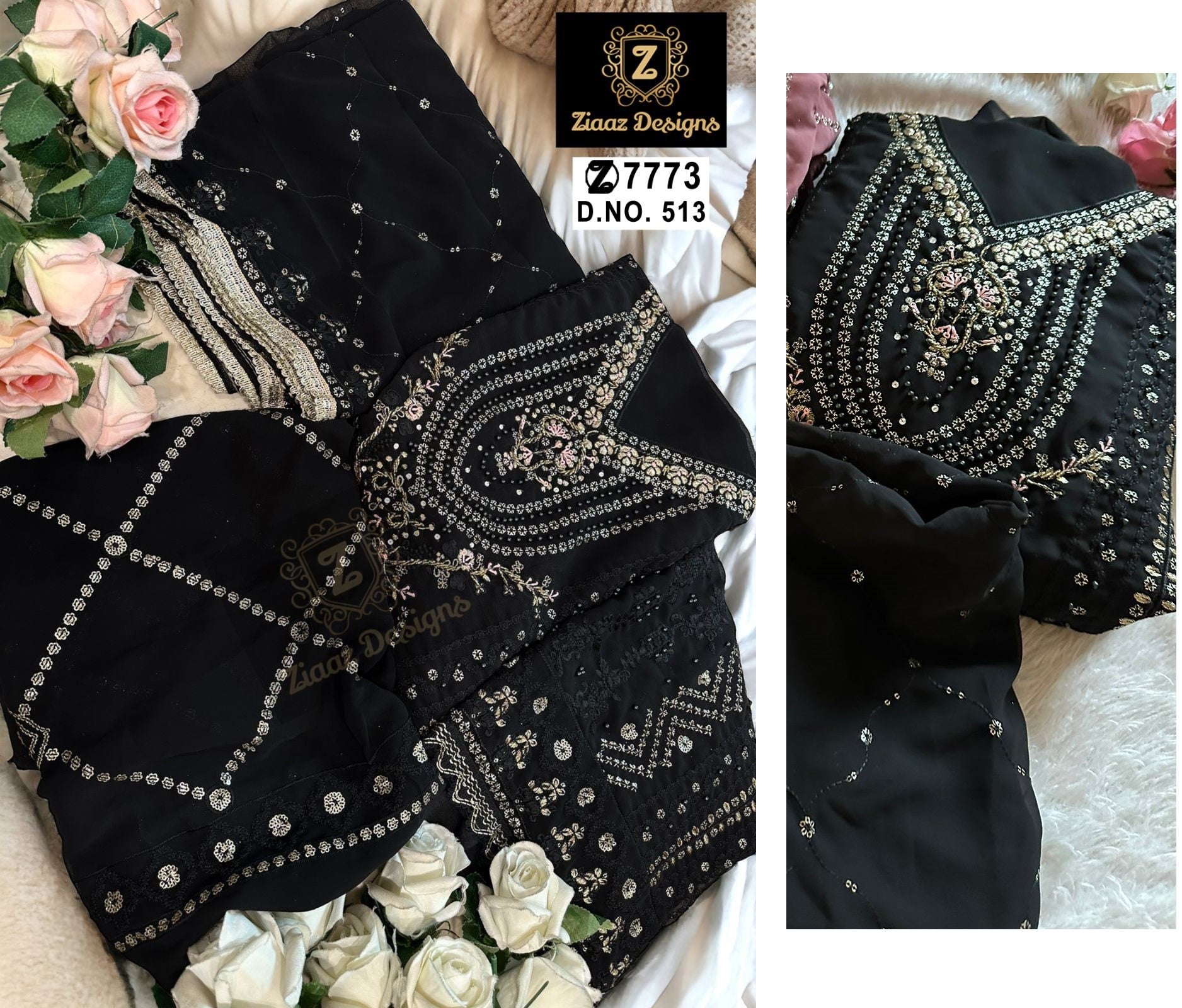 513 Ziaaz Designs Pakistani Salwar Suits