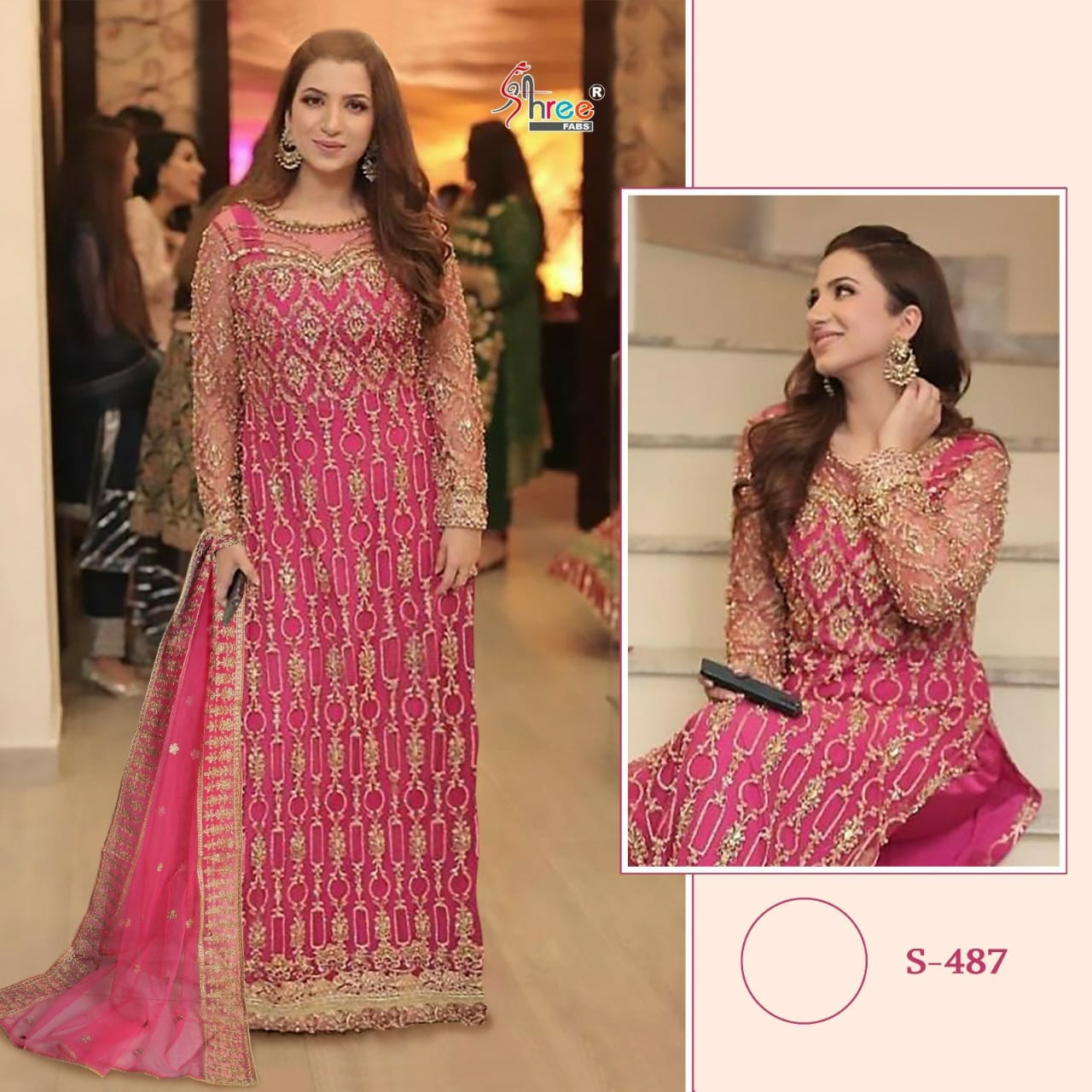 487 Shree Fabs Pakistani Salwar Suits