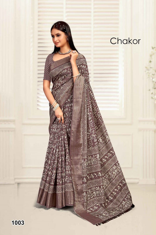 1003 Chakor Mahamani Creation Sarees