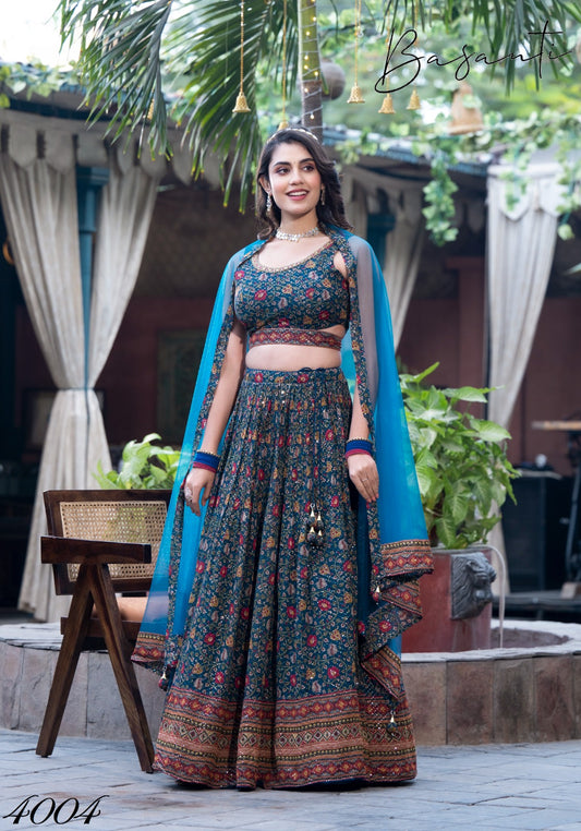 4004 Vol 4 Basanti Readymade Lehenga Choli