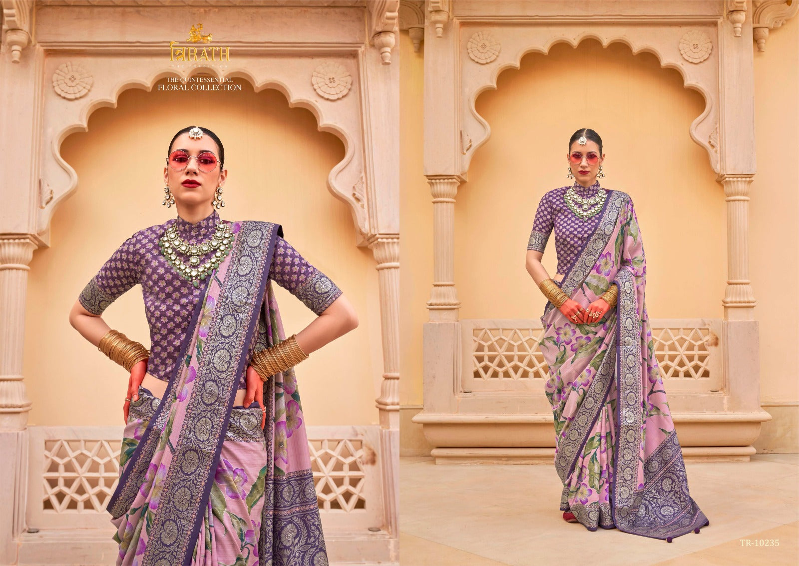 10235 Pushpvatika Trirath Sarees