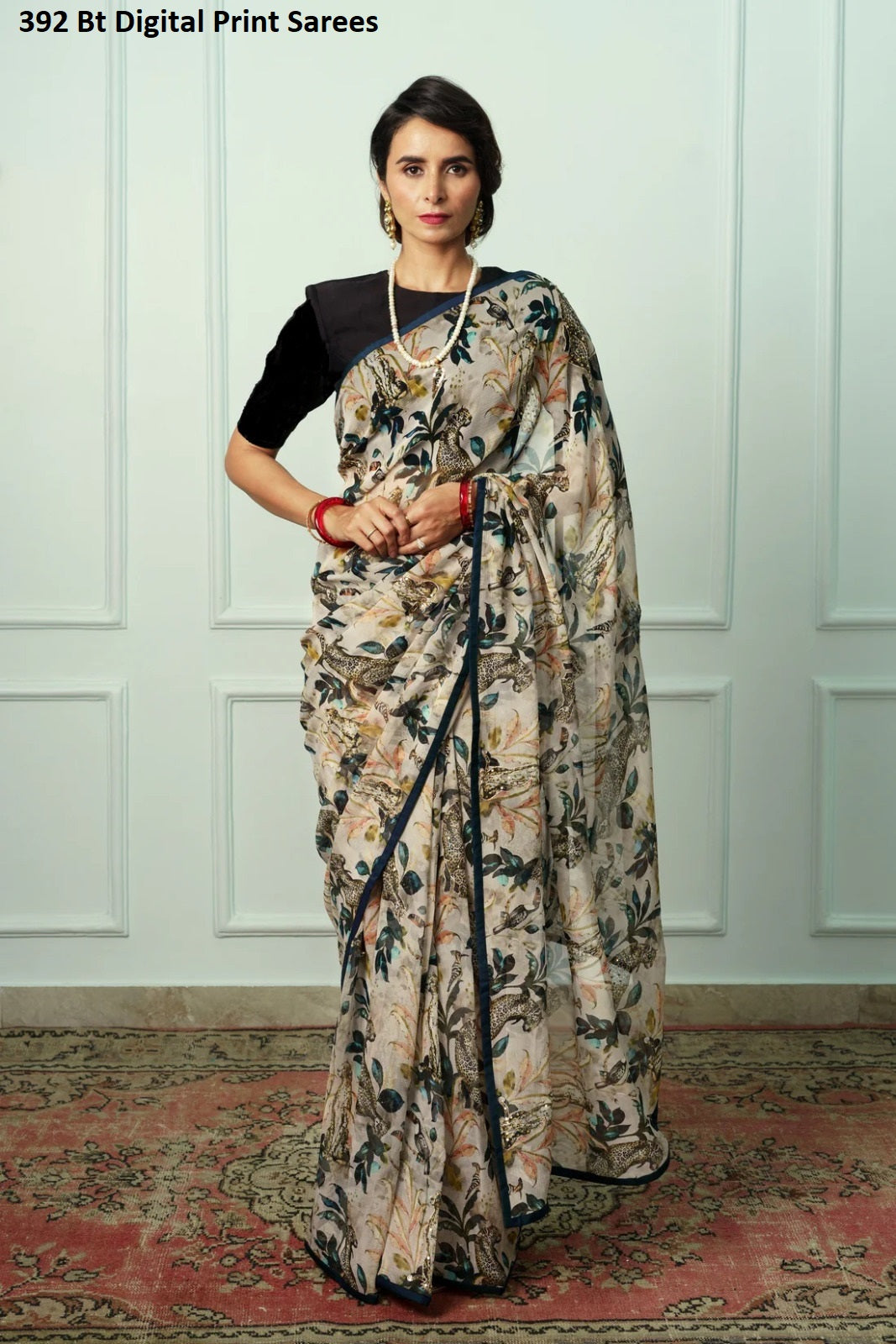 392 Bt Digital Print Sarees