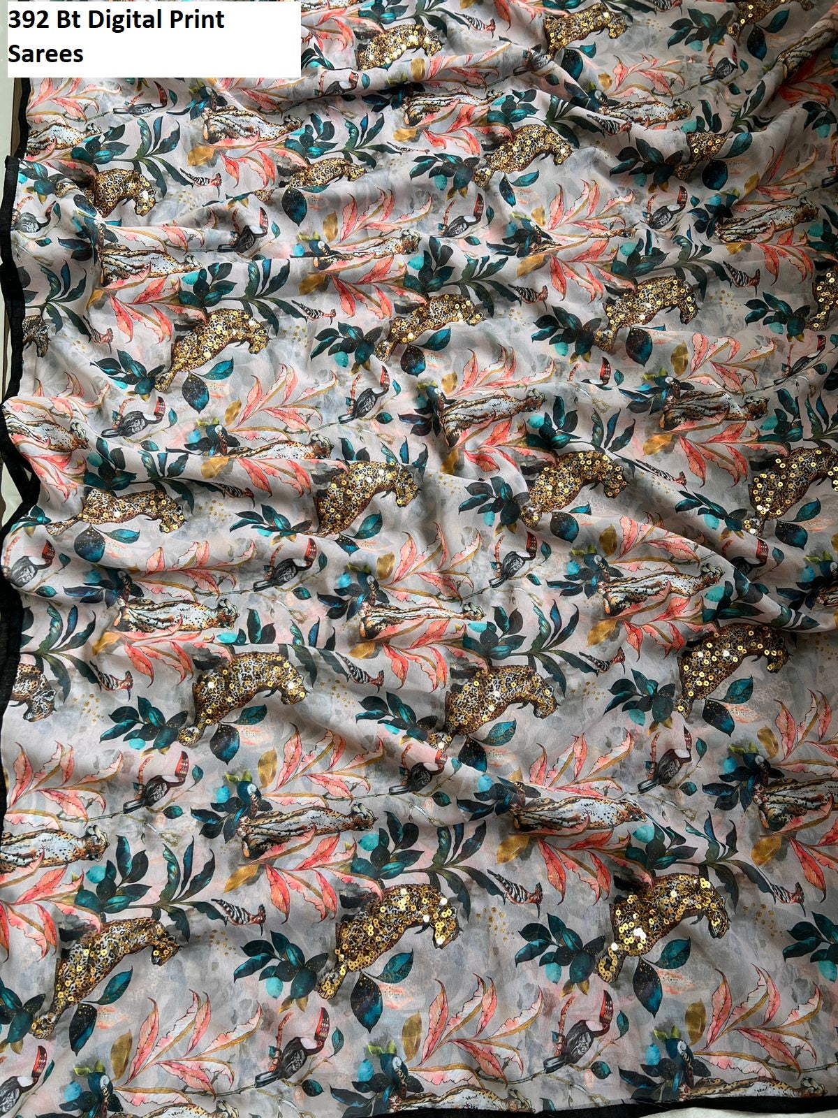 392 Bt Digital Print Sarees