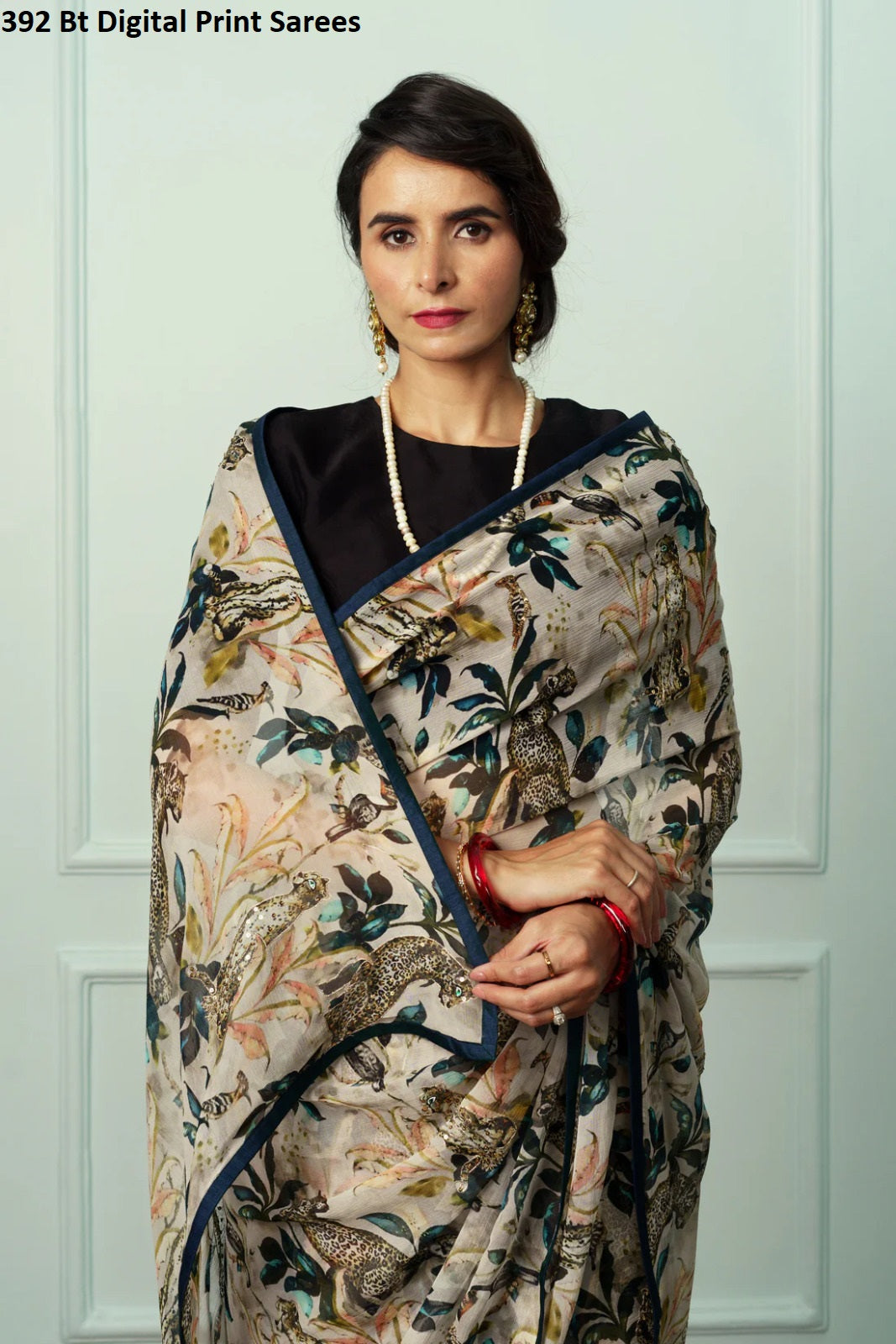 392 Bt Digital Print Sarees