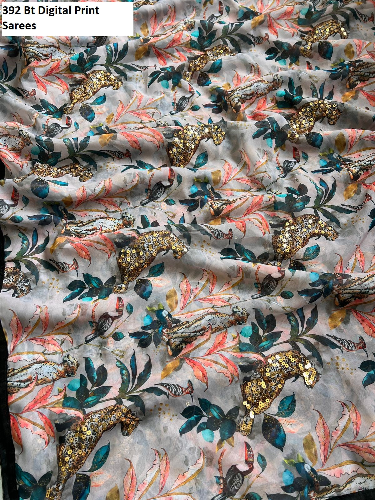 392 Bt Digital Print Sarees