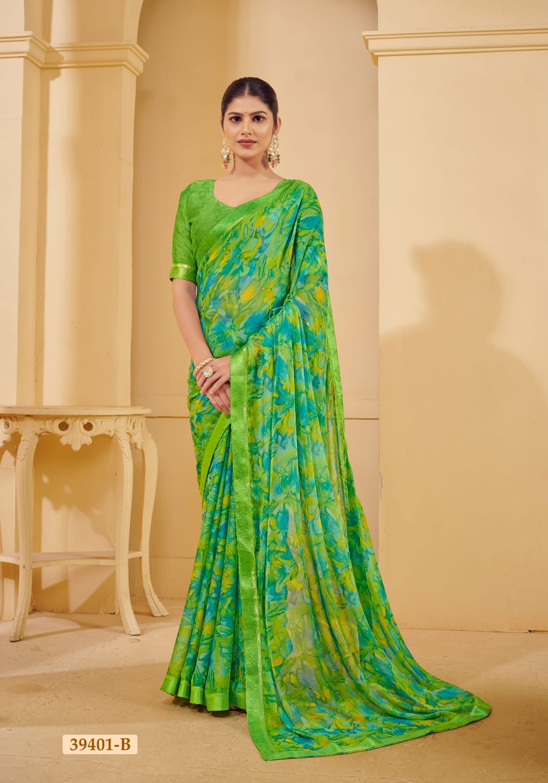 39401B Simayaa Vol 27 Ruchi Chiffon Sarees