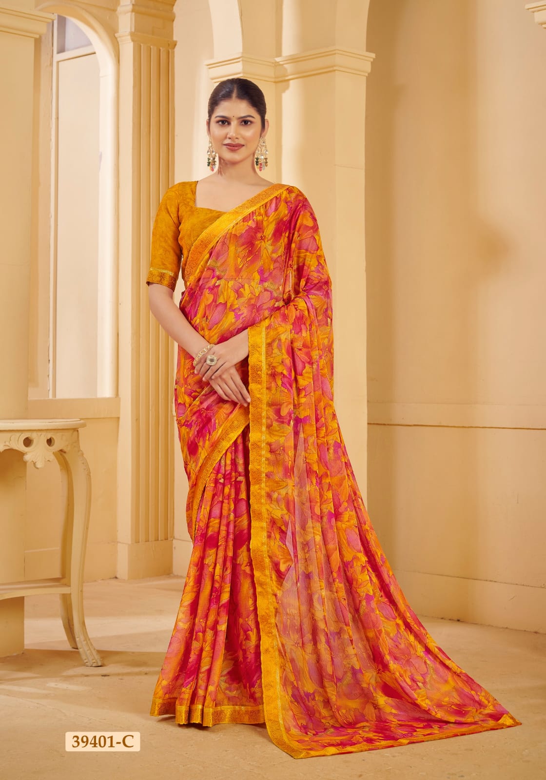 39401C Simayaa Vol 27 Ruchi Chiffon Sarees