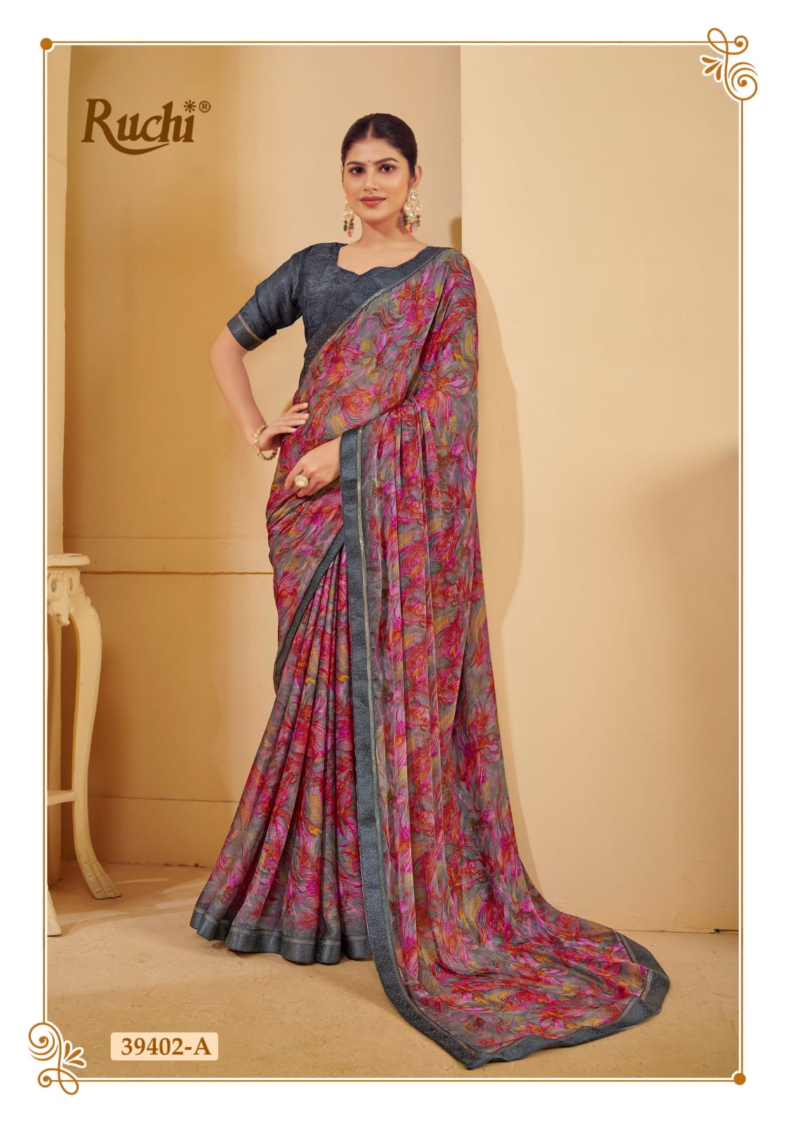 39402A Simayaa Vol 27 Ruchi Chiffon Sarees