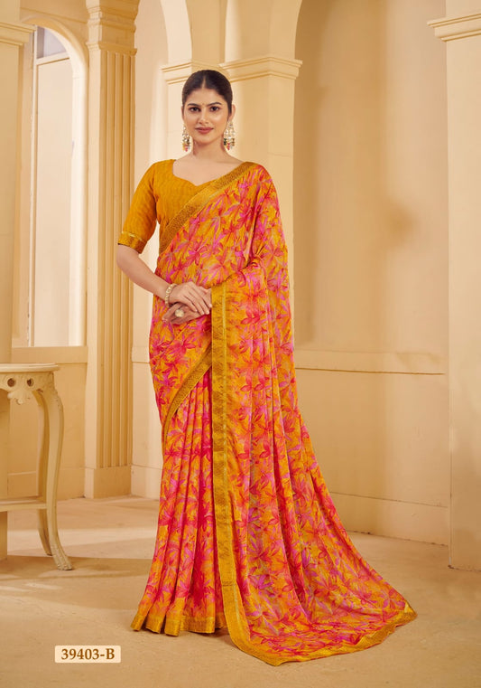 39403B Simayaa Vol 27 Ruchi Chiffon Sarees