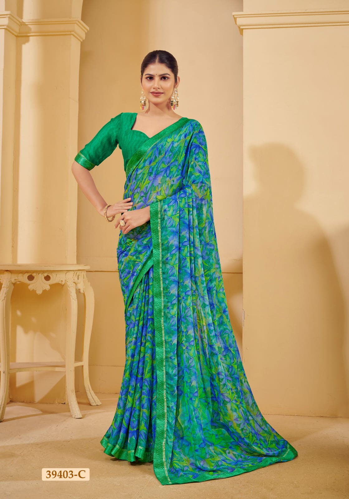 39403C Simayaa Vol 27 Ruchi Chiffon Sarees