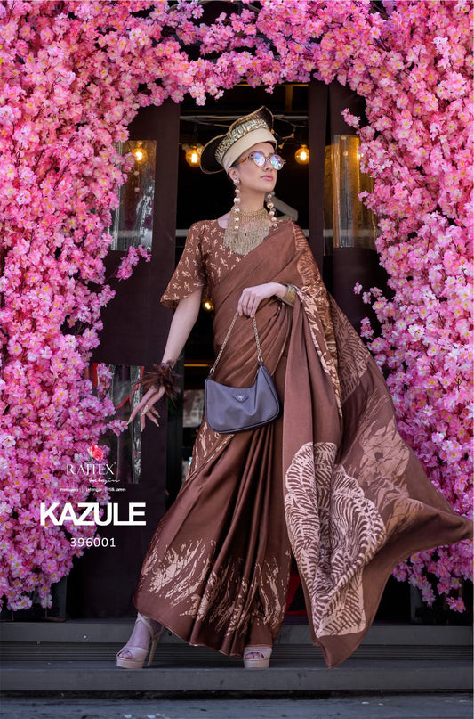396001 Kazule Rajtex Satin Sarees