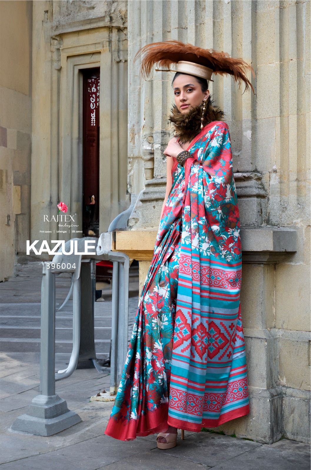 396004 Kazule Rajtex Satin Sarees