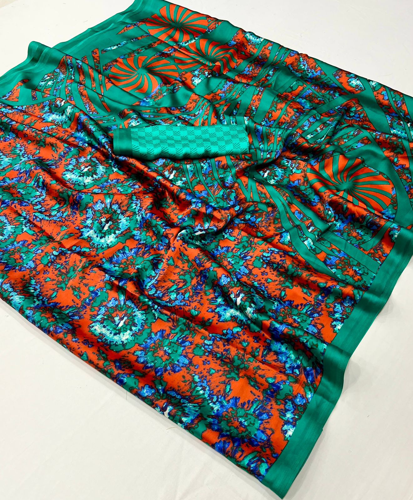 396008 Kazule Rajtex Satin Sarees