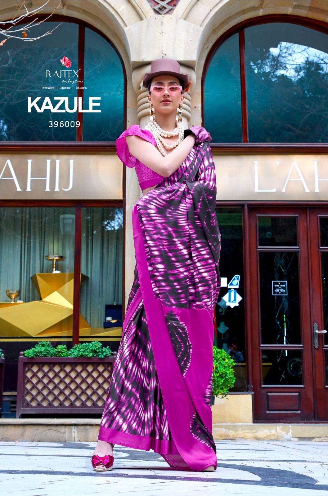 396009 Kazule Rajtex Satin Sarees