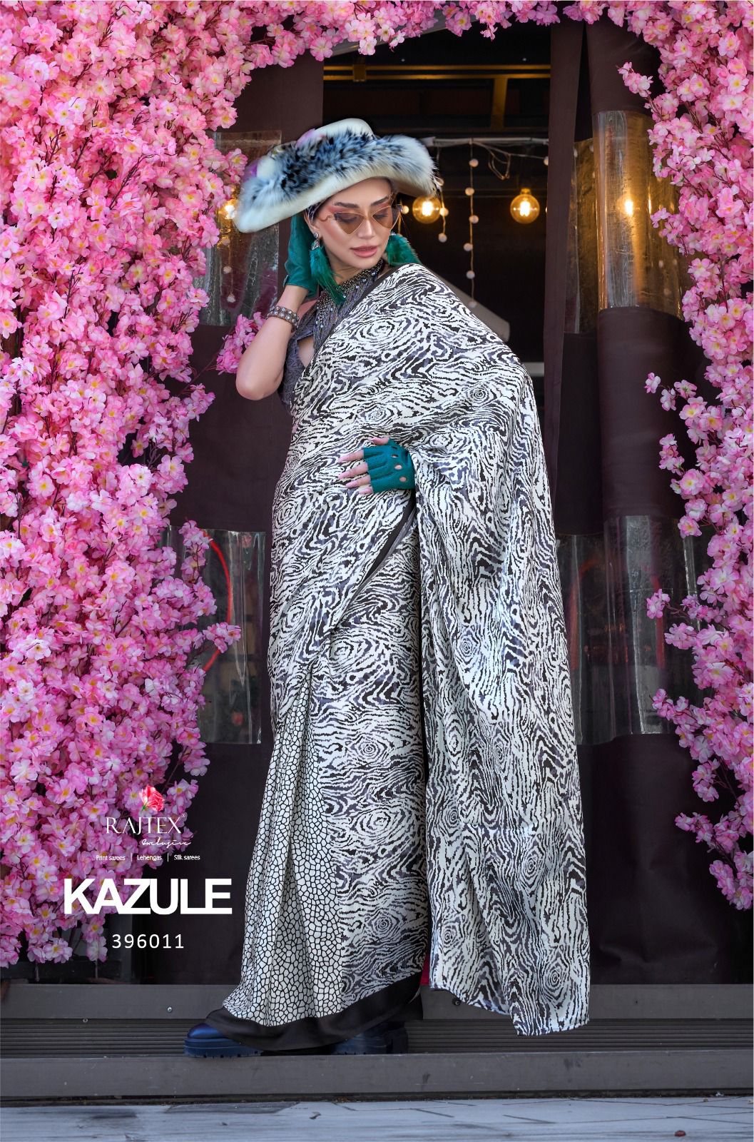 396011 Kazule Rajtex Satin Sarees