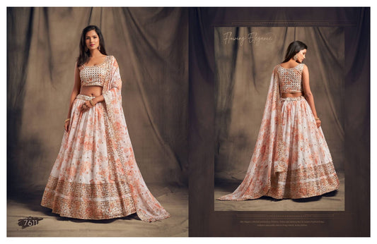 7611 Floral Vol 2 Zeel Lehenga Choli
