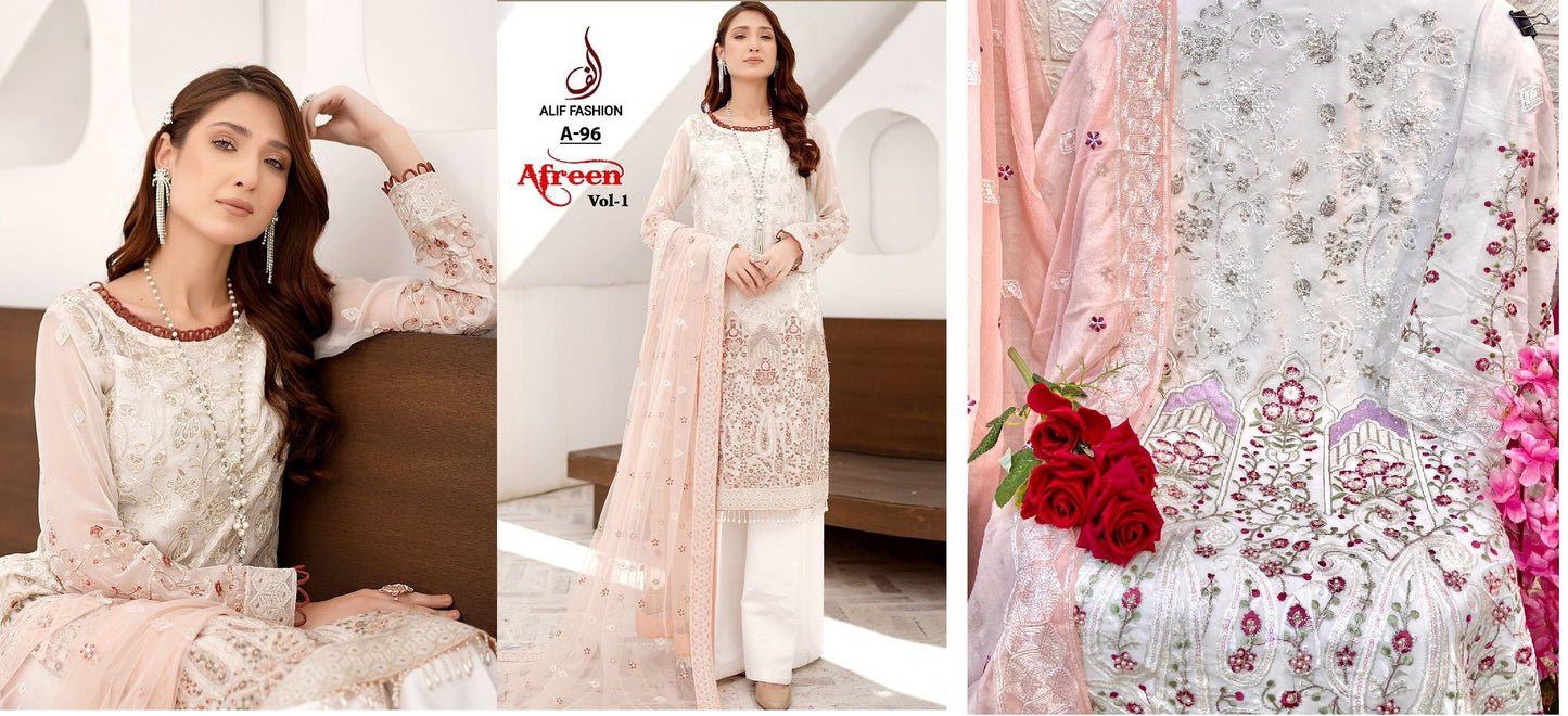 A-96 Alif Fashion Pakistani Salwar Suits
