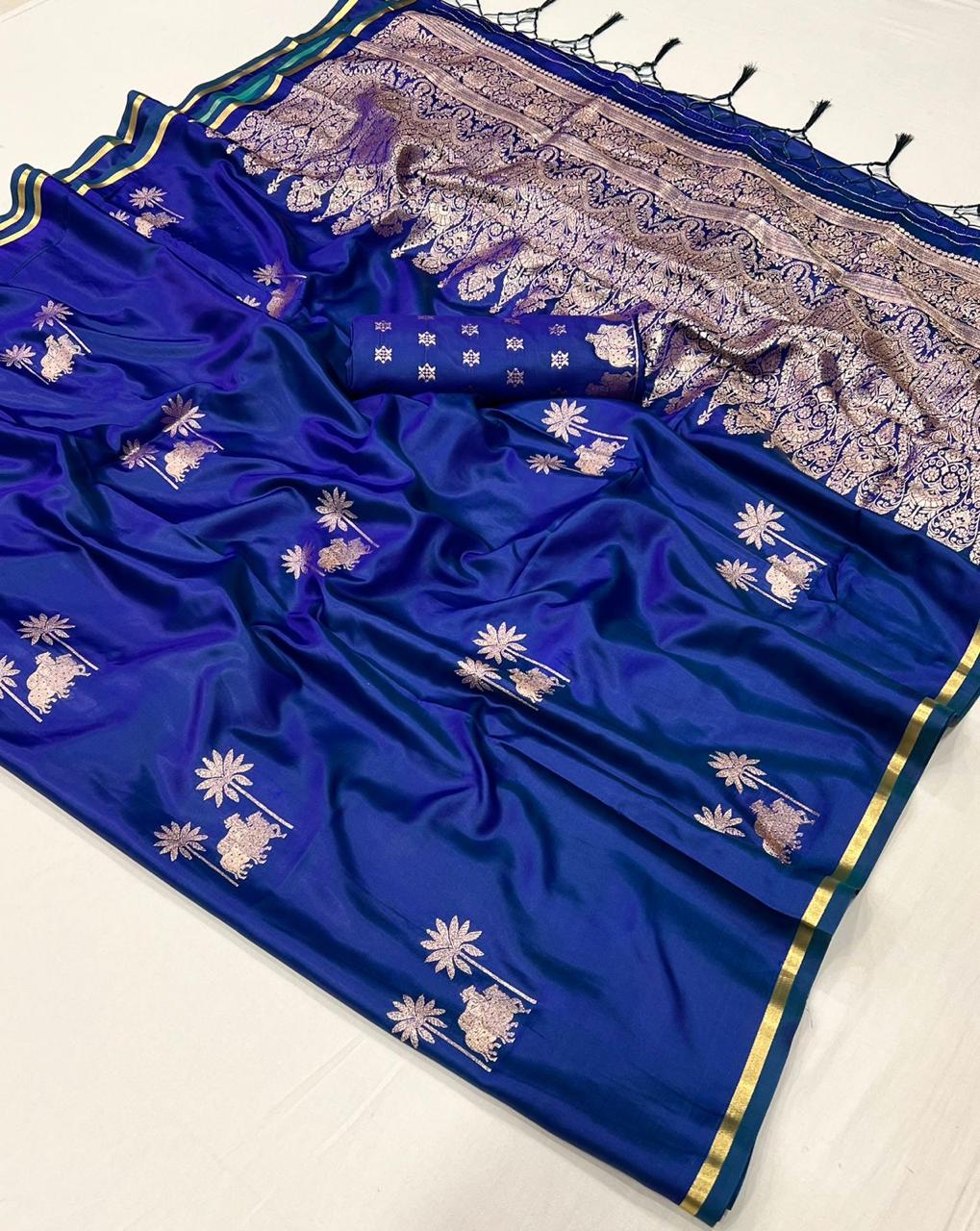 397006 Kanthkala Pichhwai Rajtex Weaving Silk Sarees