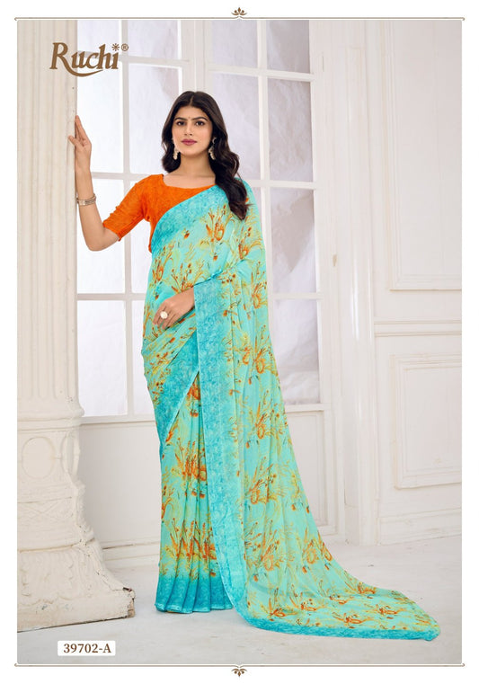39702A Star Vol 185 Ruchi Chiffon Sarees