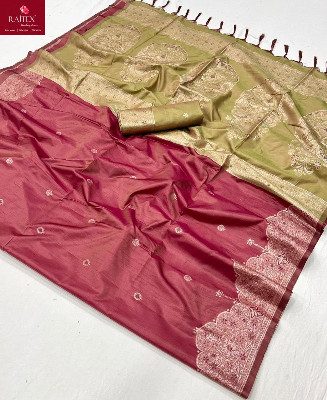 398003 Kontessa-Roycce Rajtex Pallu Sarees
