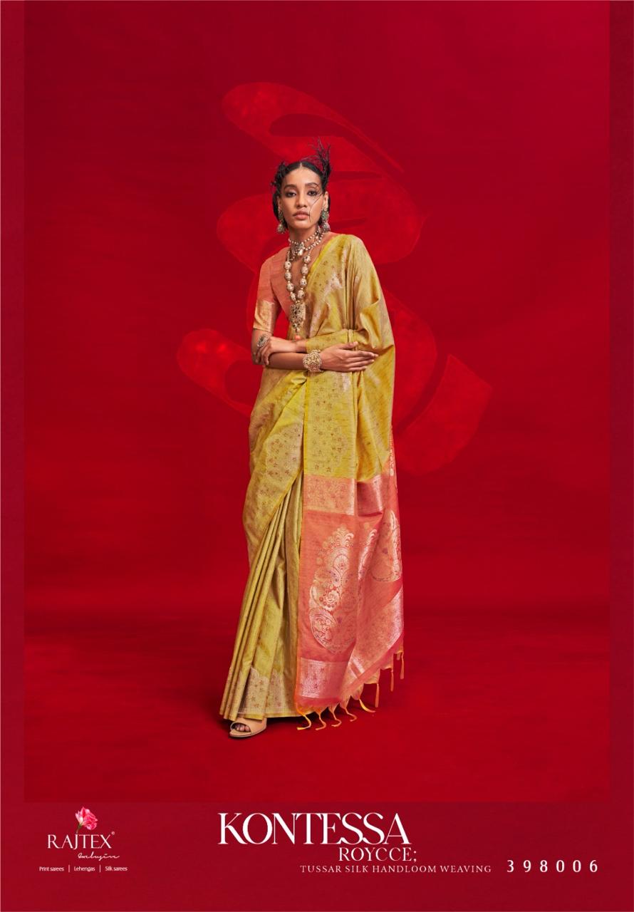 398006 Kontessa-Roycce Rajtex Pallu Sarees