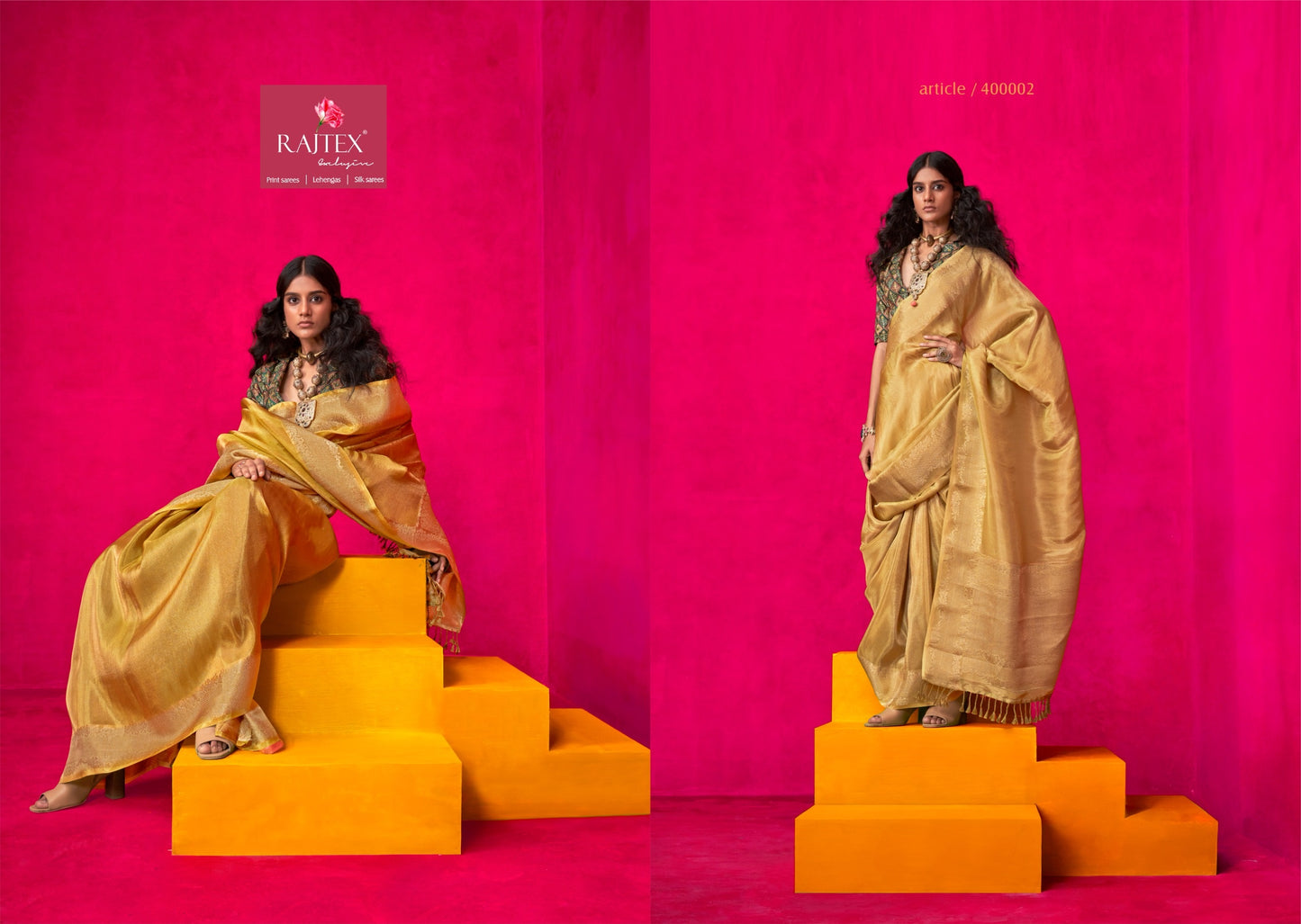 400002 Klaila Rajtex Zari Sarees