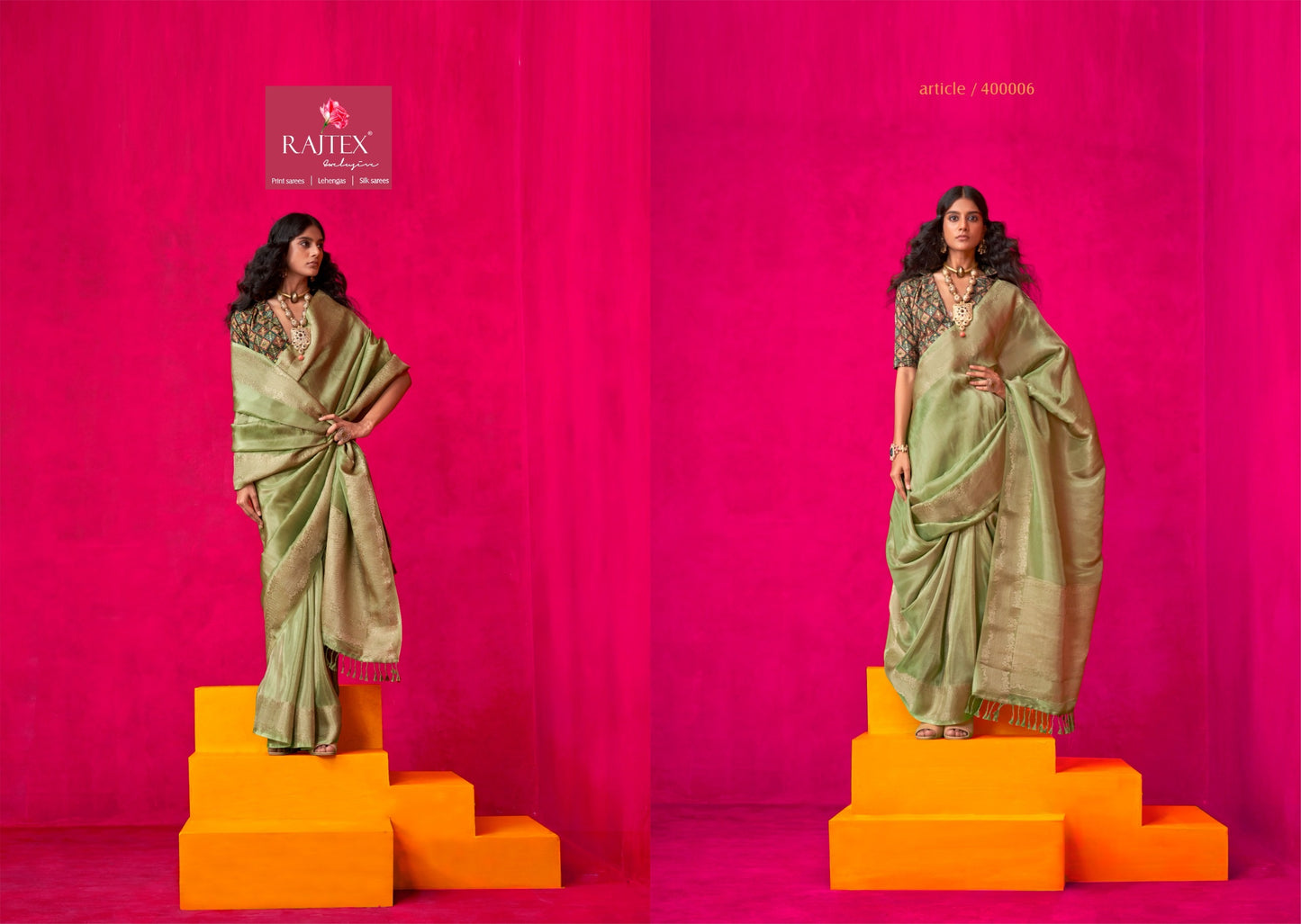400006 Klaila Rajtex Zari Sarees