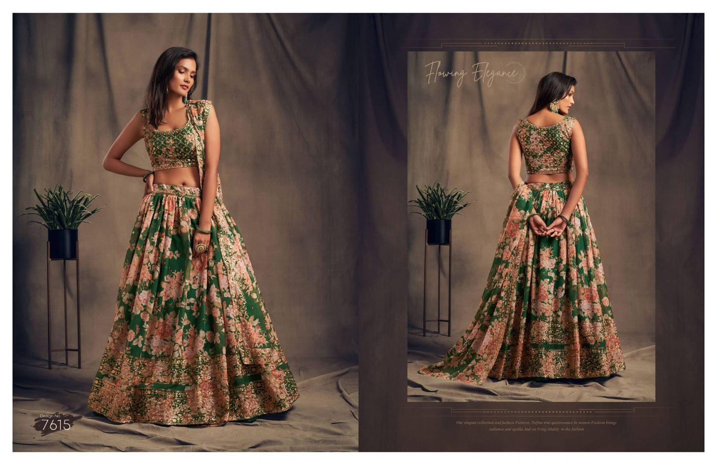 7615 Floral Vol 2 Zeel Lehenga Choli