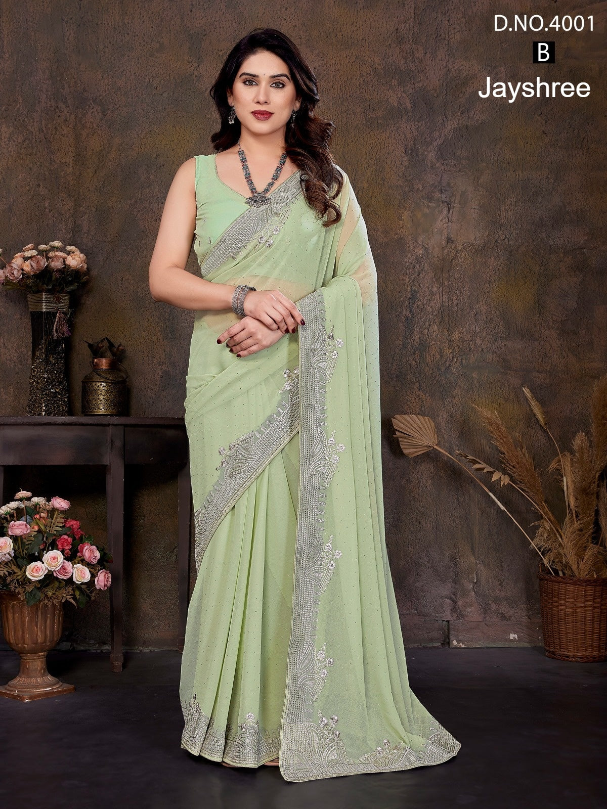 4001B Jayshree Georgette Sarees