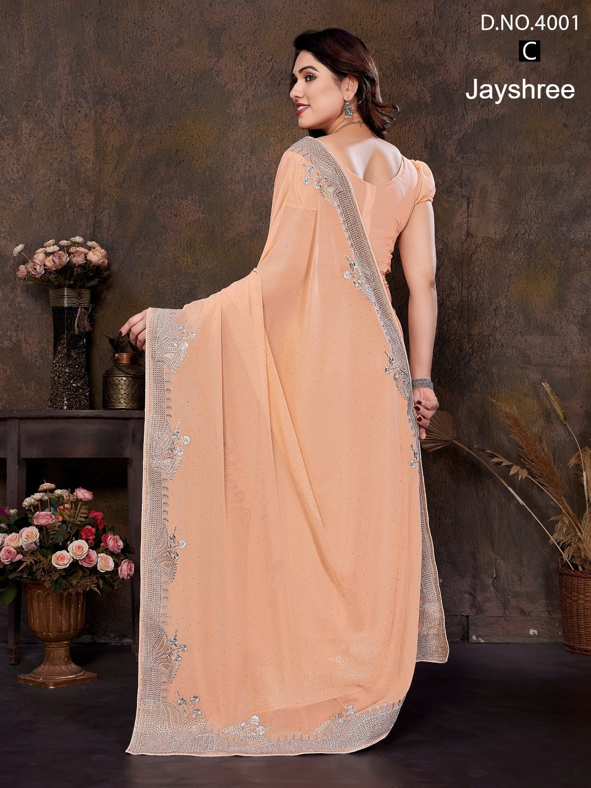 4001C Jayshree Georgette Sarees