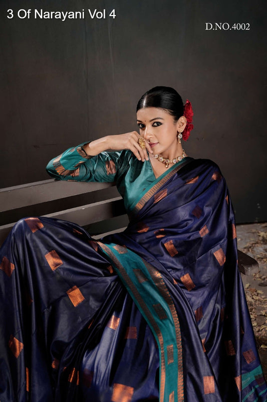 4002 Narayani Vol 4 3 Of Banarasi Sarees
