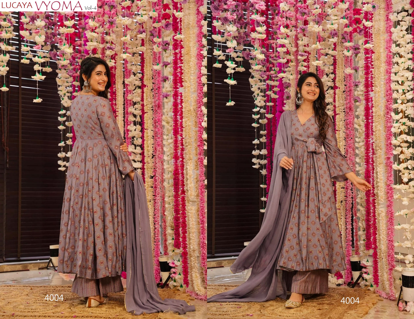 4004 Vyoma Vol 4 Lucaya Muslin Readymade Suits