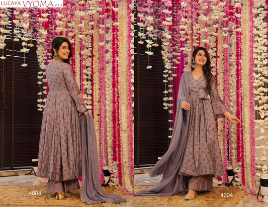 4004 Vyoma Vol 4 Lucaya Muslin Readymade Suits