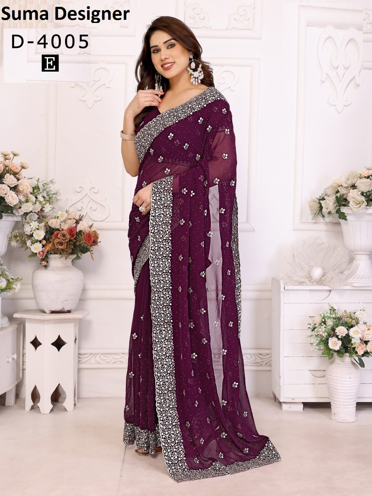 4005E Jayshree Georgette Sarees