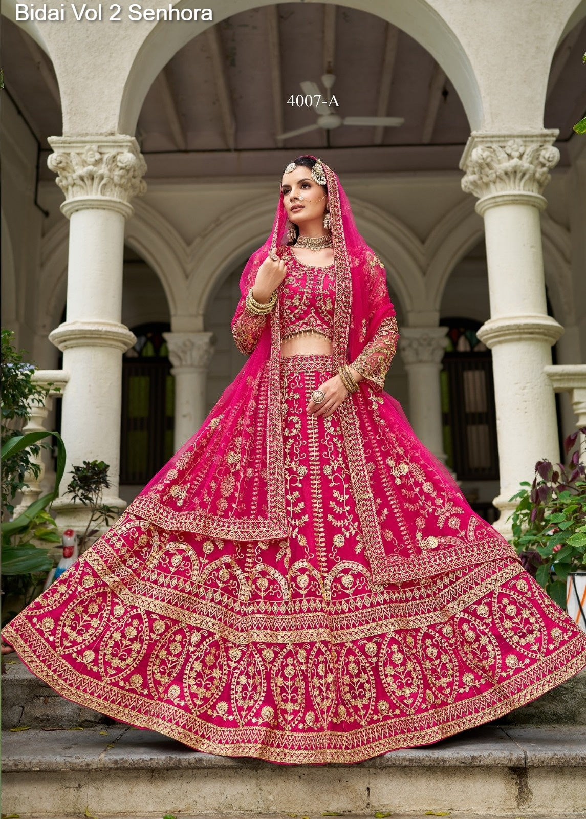 4007-A Bidai Vol 2 Senhora Butterfly Net Lehenga Choli