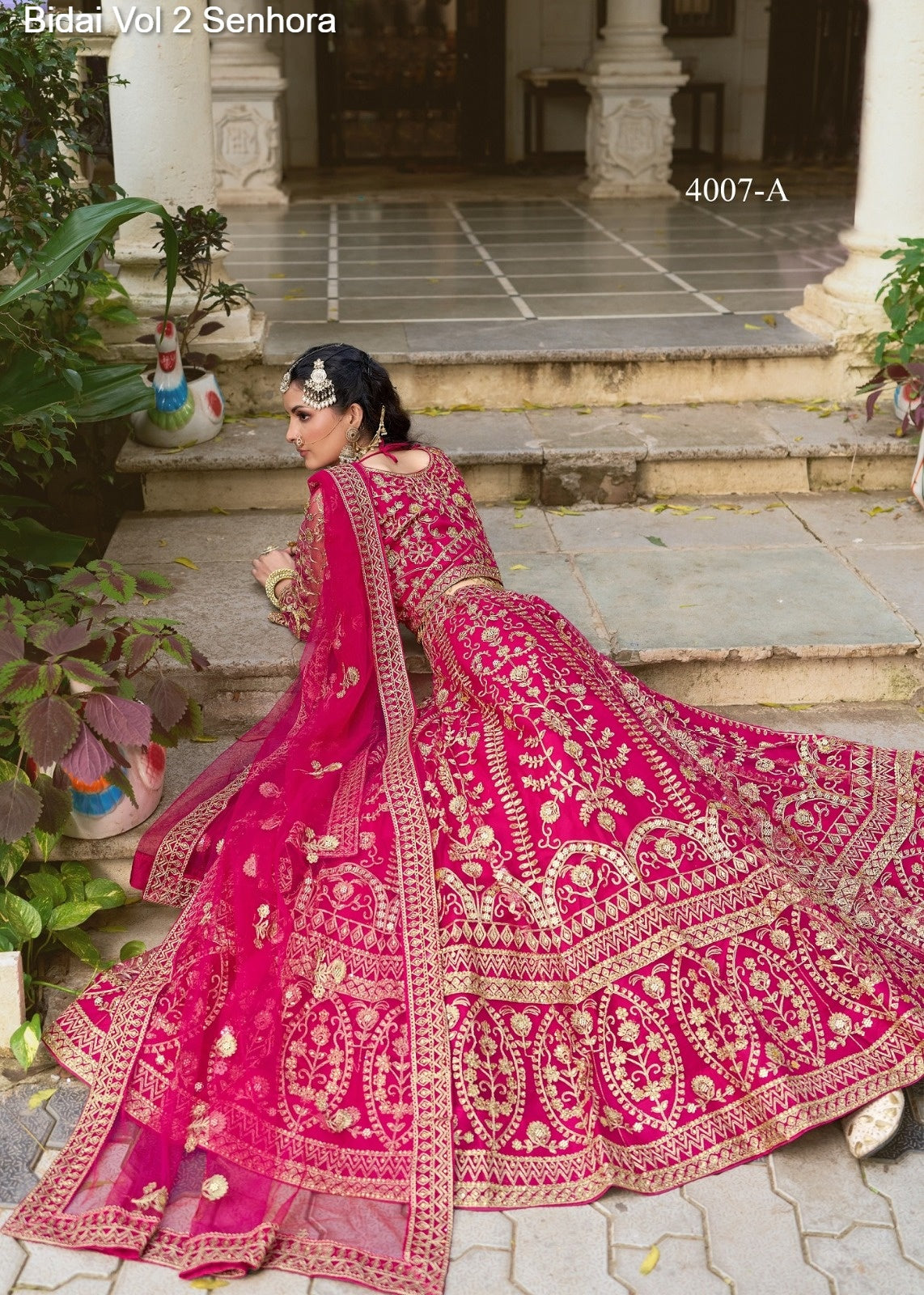 4007-A Bidai Vol 2 Senhora Butterfly Net Lehenga Choli